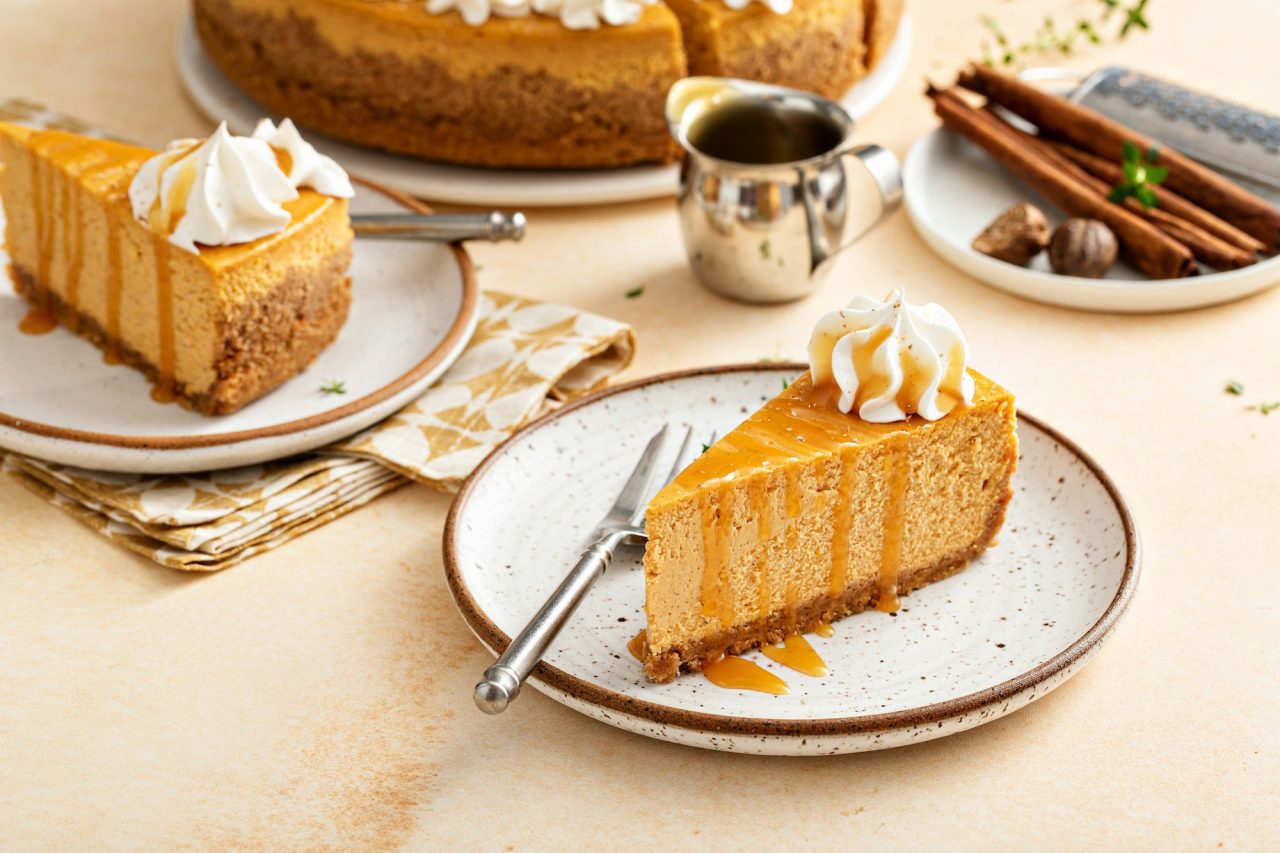 Pumpkin cheesecake